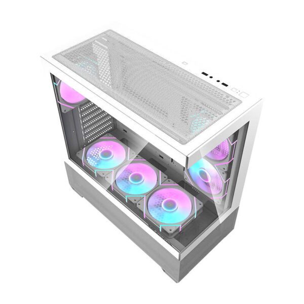 Darkflash DS900 AIR computer case (white) + 6 ARGB fans - Image 7