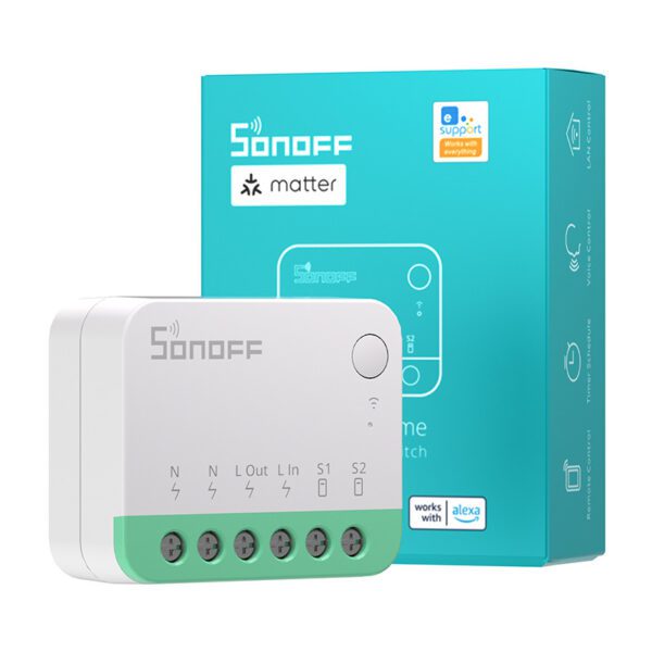 Smart mini switch WiFi Sonoff MINIR4M Matter (HomeKit, SmartThings, Home Assistant) - Image 12