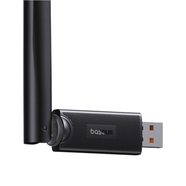Adapter WiFi with antenna Baseus FastJoy 650Mbps (czarny) - Image 5