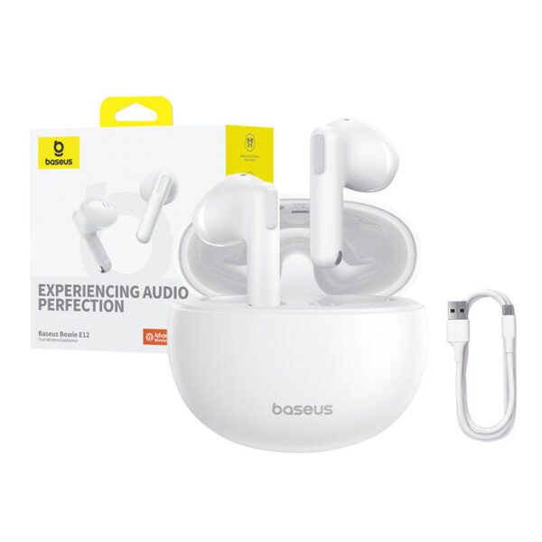 Earphones TWS Baseus Bowie E12 (white) - Image 10