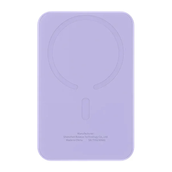 Magnetic Mini Powerbank Baseus 5000mAh 20W (purple) - Image 3