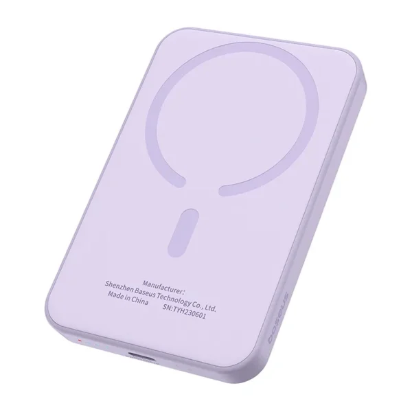 Magnetic Mini Powerbank Baseus 5000mAh 20W (purple) - Image 7