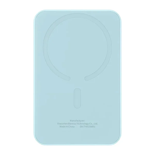 Magnetic Mini Powerbank Baseus 5000mAh, USB-C 20W (blue) - Image 2