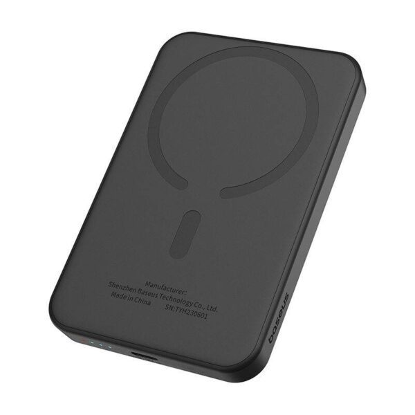 Magnetic Mini Powerbank Baseus 5000mAh, USB-C 20W (black) - Image 15