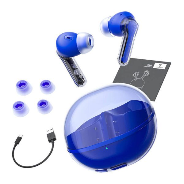 Earphones TWS Soundpeats Clear (Blue) - Image 6