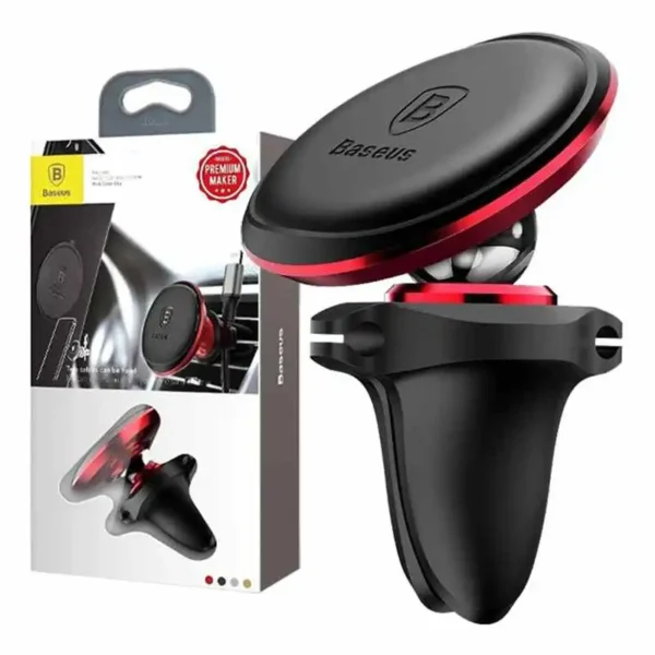 Car Mount Holder Baseus Magnetic Air Vent Red OS - Image 8
