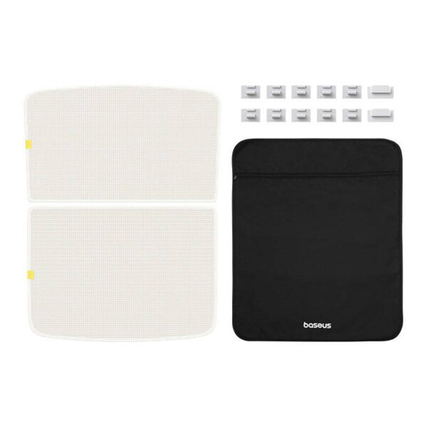 Sunshade for Tesla Model Y Baseus T-Space Series - single layer (white) - Image 7