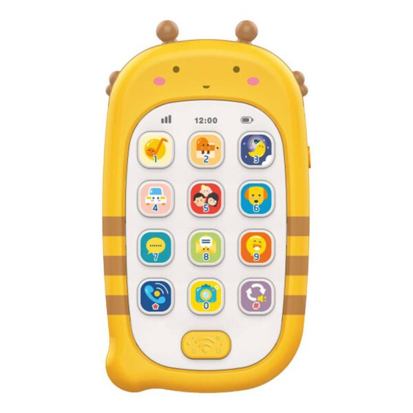 Huanger HE0536 toy phone with recording function (yellow) - Image 2