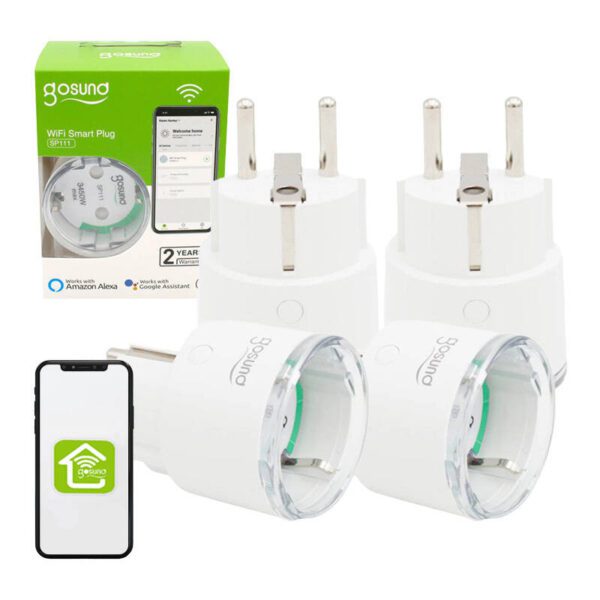 Smart plug WiFi Gosund SP111 3680W 16A, Tuya 4-pack - Image 6