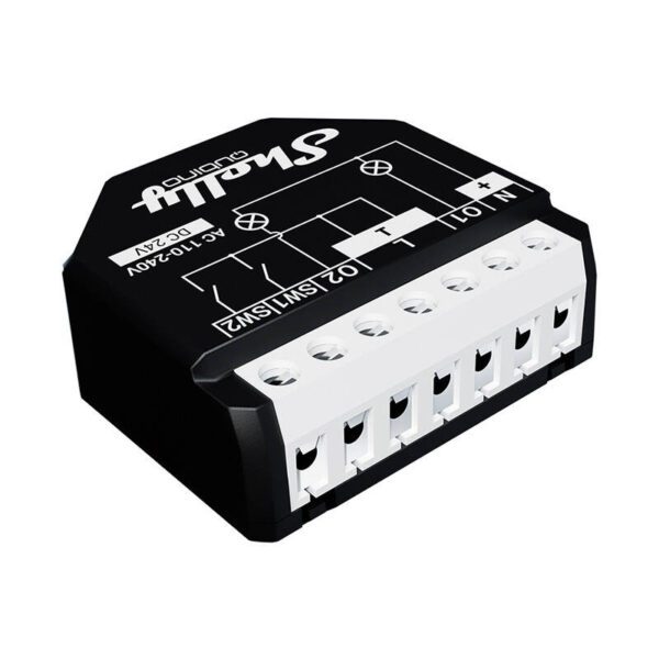 Shelly Qubino Wave2PM Controller, 2-channel, Z-Wave (Power measurement) - Image 2