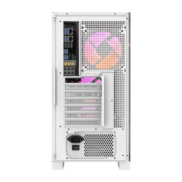 Darkflash DRX70 MESH computer case (white) + 4 RGB fans - Image 8