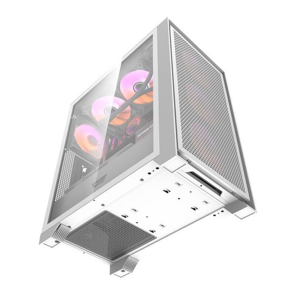 Darkflash DRX70 MESH computer case (white) + 4 RGB fans - Image 11