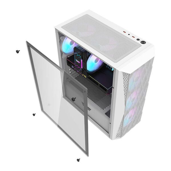 Computer case Darkflash DK352 Mesh (white) - Image 9