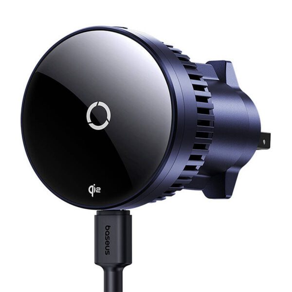Samochodowy uchwyt  Baseus MagPro z ładowarką indukcyjną  15W Qi2.0 (czarny) - Image 4
