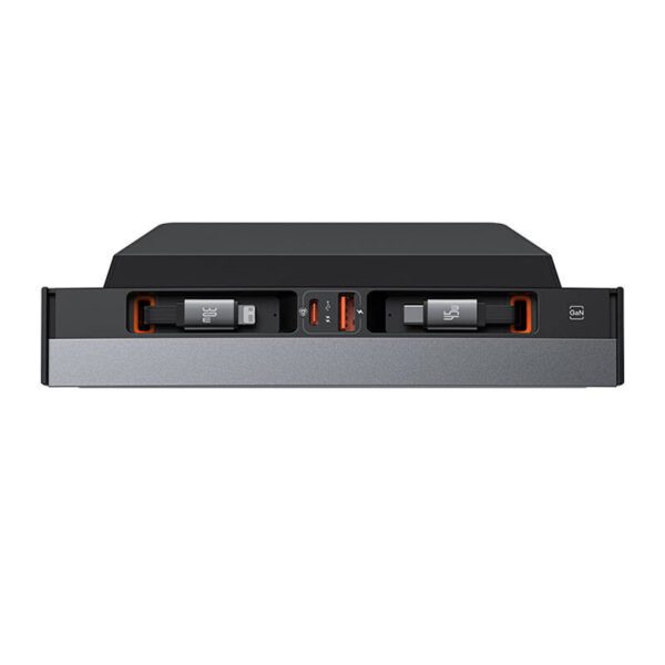 Hub Baseus T-Space with USB-C to lightning cables for Tesla Cars (black) - Image 3