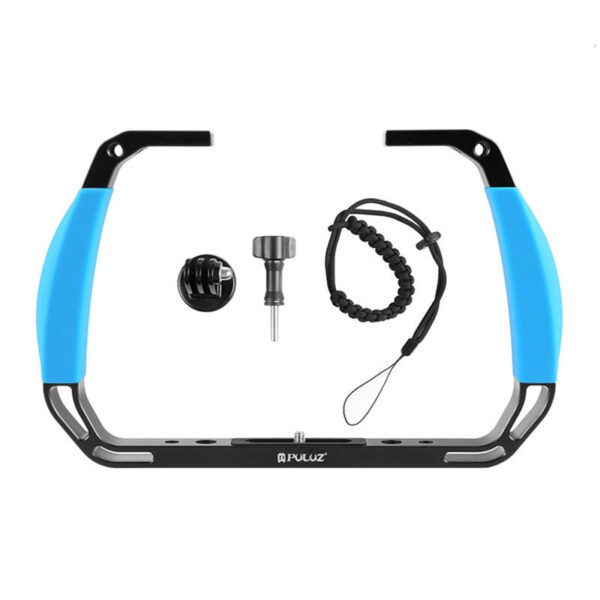PULUZ dive mount for sports cameras (including Insta360 GO3 / X3) (blue) - Image 2