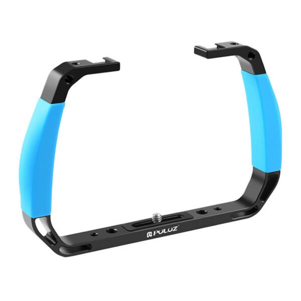 PULUZ dive mount for sports cameras (including Insta360 GO3 / X3) (blue) - Image 3