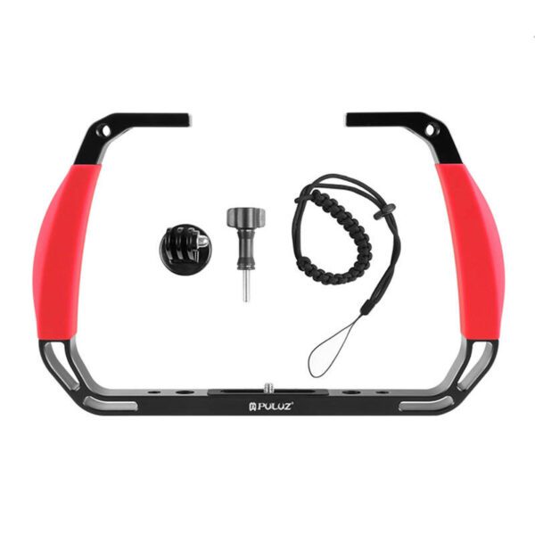 PULUZ dive mount for sports cameras (including Insta360 GO3 / X3) (red) - Image 2