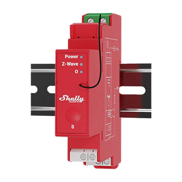 Shelly Qubino Pro 1PM DIN rail Relay, 1-channel, Z-Wave (Power measurement) - Image 2