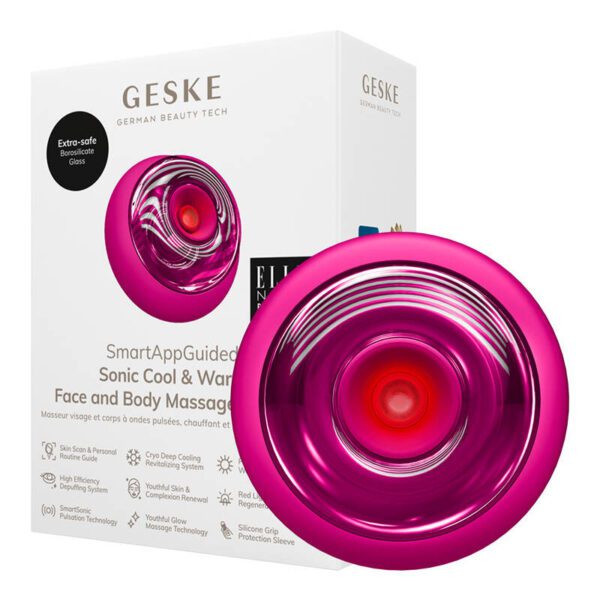 Geske Sonic Cool & Warm Face & Body Massager 9in1 (magenta) - Image 2