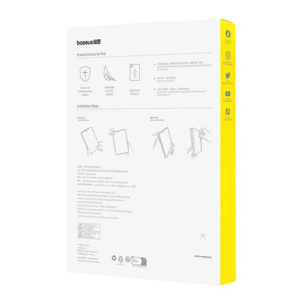Etui ochronne baseus Simple Pad Air4/Air5 10.9"/Pad Pro(2021/2022) 11" (przeźroczyste) - Image 5
