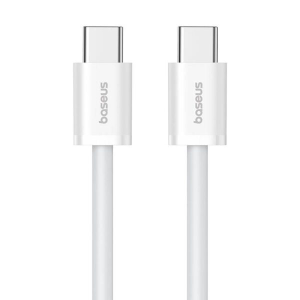 Kabel szybkiego ładowania USB-C do USB-C Baseus Superior 2 100W 1m (biały) - Image 2