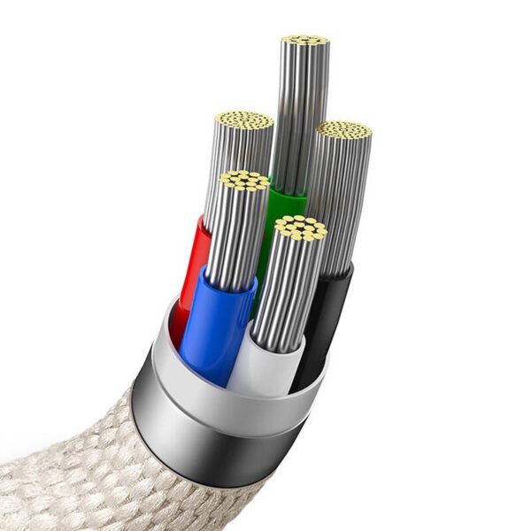 Kabel USB-C do iP Baseus Crystal Shine,  20W, 1.2m (różowy) - Image 6
