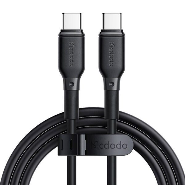 GaN Mcdodo CH-1543 network charger, 2x USB-C, 1x USB, 67W + USB-C to USB-C 2m cable (black) - Image 3