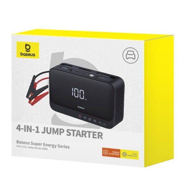 Powerbank/Car Jump Starter Baseus Super Energy, 600A (black) - Image 7