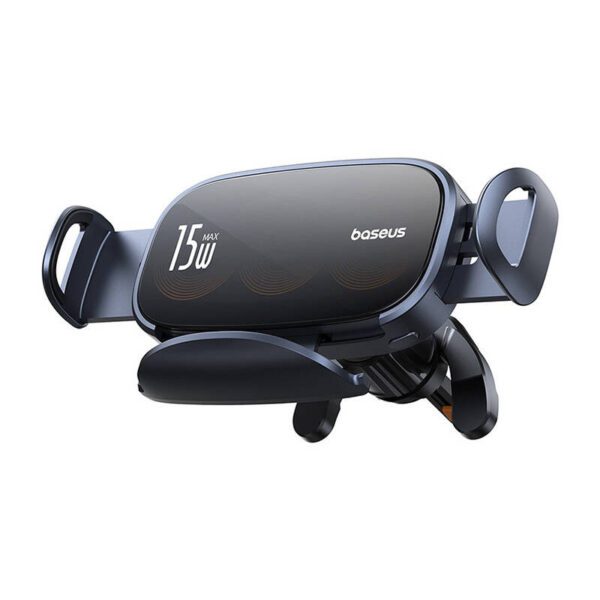 Car holder with inductive charger Baseus LightChaser (Black) - Image 4