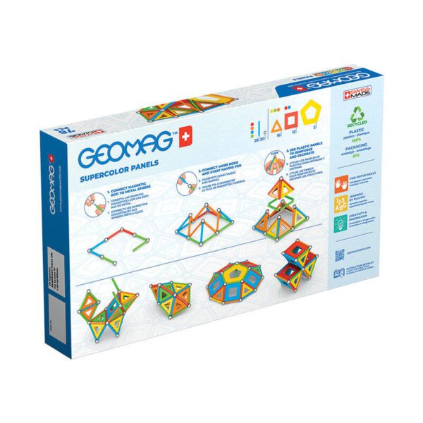 Supercolor Panels Recycled 78-piece GEOMAG GEO-379 - Image 3