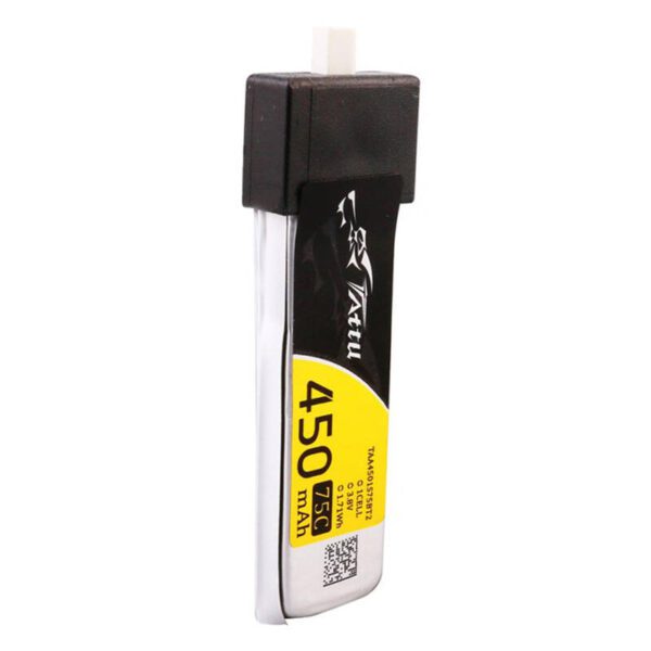 Gens Ace 450mAh 3.8V 75C 1S1P HV Lipo Batteries (5pcs). - Image 2
