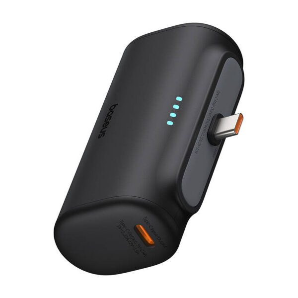 Powerbank Baseus Compact 5000mAh, 20W, USB-C (czarny) - Image 3