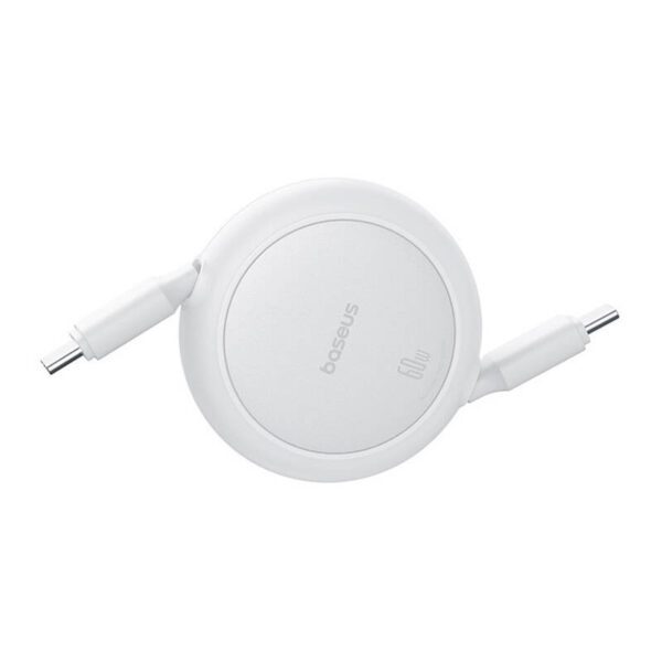 Baseus Free2Pull Mini USB-C to USB-C USB cable, 60W, 1, (white) - Image 5