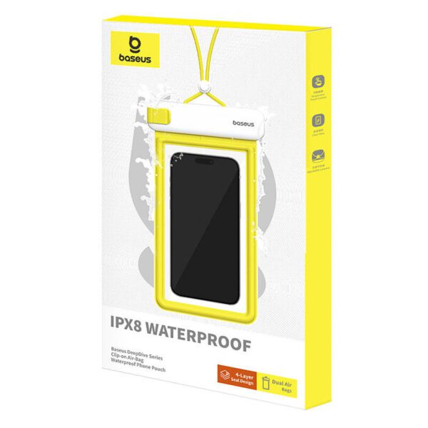 Baseus DeepDive waterproof case (white) - Image 7