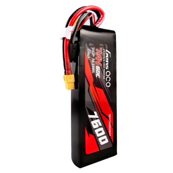 Gens ace G-Tech 7600mAh 7.4V 60C 2S2P Lipo Battery PC mat Battery - Image 4