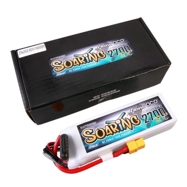 Gens ace G-Tech Soaring 2700mAh 11.1V 30C 3S1P LiPo Battery - Image 4