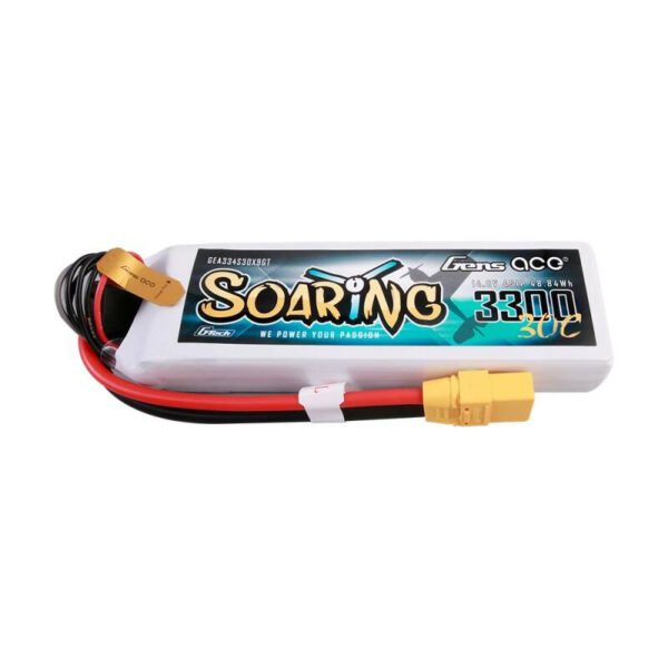 Gens ace G-Tech Soaring 3300mAh 14.8V 30C 4S1P Lipo Battery - Image 3