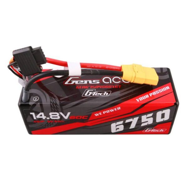 Gens ace G-Tech 6750mAh 14.8V 60C 4S1P 14# XT90 Battery - Image 3