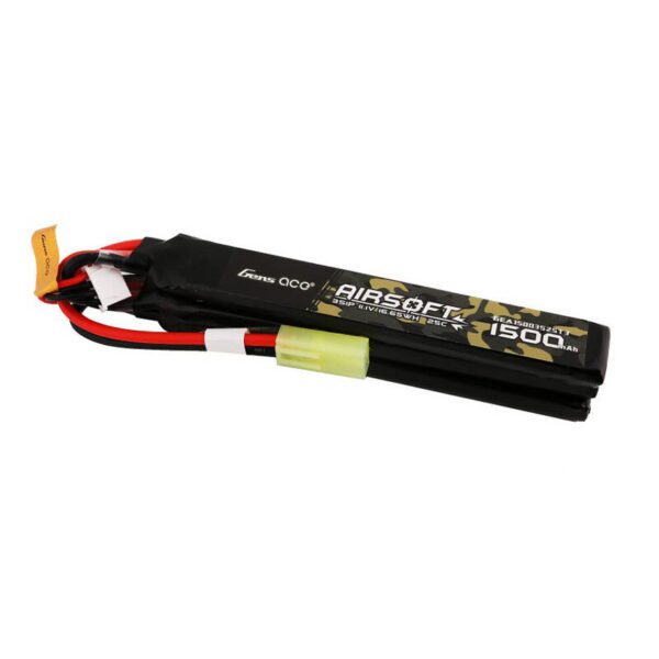 Gens ace 25C 1500mAh 3S1P 11.1V Nunchuck 3X Airsoft Gun Lipo Battery with mini Tamiya Plug - Image 5