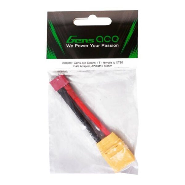 Gens ace Gens ace Deans(T) female to XT90 male Adapter, AWG#12 60mm?T?female to XT90 male Adapter, AWG#12 60mm - Image 5
