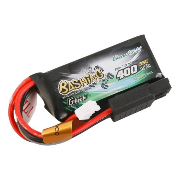 Gens ace G-Tech 400mAh 7.4V 2S1P 35C Lipo Battery with JST-PHR Plug-Bashing Series Connector - Image 2