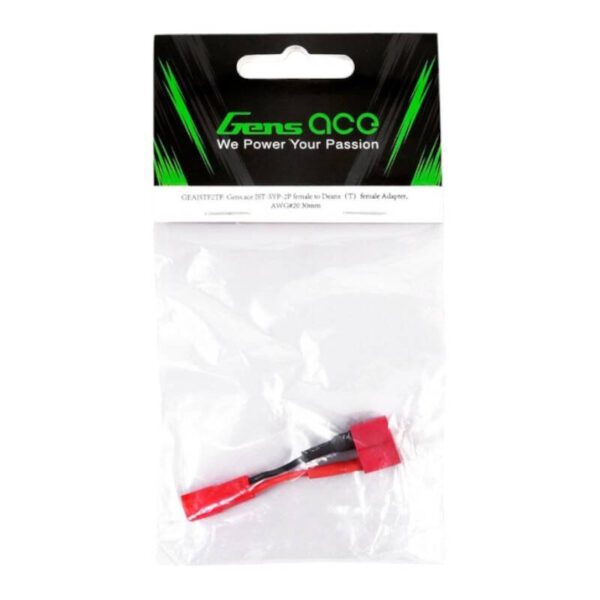 Gens ace JST-SYP-2P female to Deans(T) female Adapter, AWG#20 30mm - Image 4
