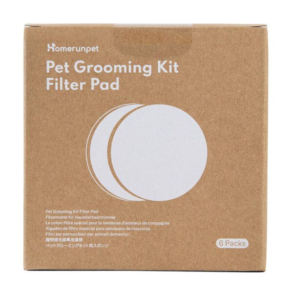 Filter pad HC15.F06 for Pet grooming kit Homerunpet 6pcs - Image 4