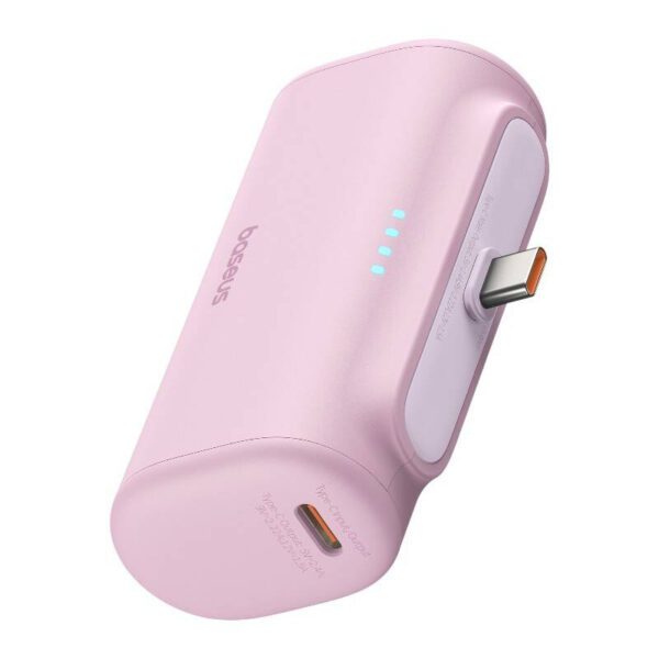 Powerbank Baseus Compact USB-C 5000mAh, 20W (pink) - Image 2