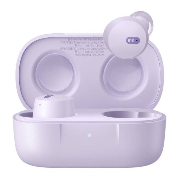 Earphones TWS Baseus Bowie E18 (purple) - Image 2
