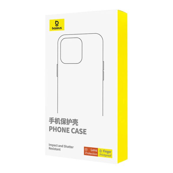 Phone Case Baseus SkyRing Magnetic with Stand for iP 14 Pro Max + tempered-glass and cleaning kit (purple) - Image 3
