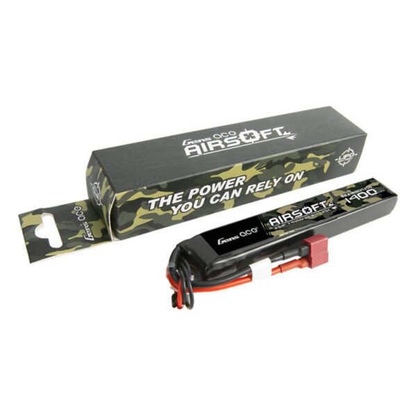 Gens ace 25C 1400mAh 2S1P 7.4V Airsoft Gun Lipo Battery with T Plug - Image 3