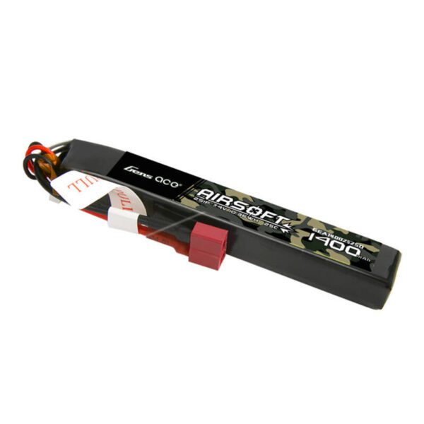 Gens ace 25C 1400mAh 2S1P 7.4V Airsoft Gun Lipo Battery with T Plug - Image 2