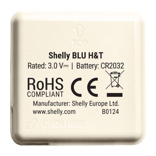 Shelly BLU H&T Temperature and humidity Sensor (Ivory) - Image 2